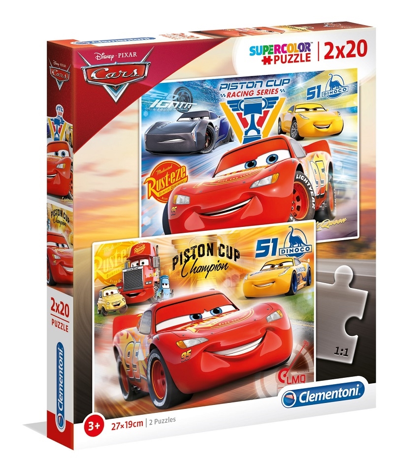 Cars 3 Pussel Kids Special Collection 2x20 bitar