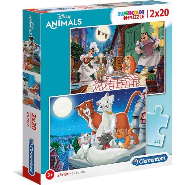 Disney Pussel Animal Friends 2x20 bitar