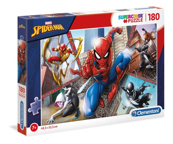 Spiderman Pussel 180 bitar - Spindelmannen