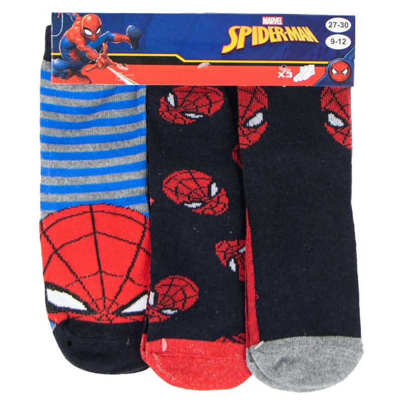 Spiderman strumpor 3-pack Spindelmannen