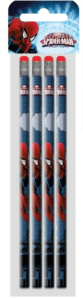 Blyertspennor med Spiderman - 4-pack