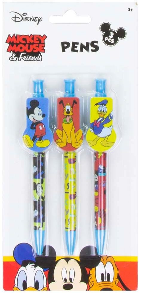 Disney kulspetspenna 3-pack - Musse med vänner