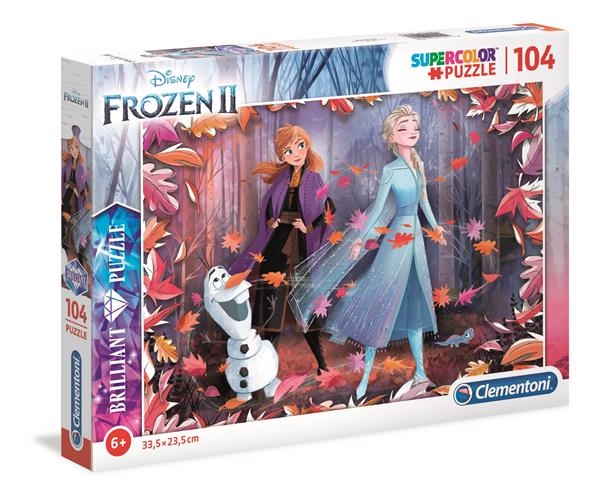 Frost Frozen II, Pussel, Kids Brilliant 104 bitar