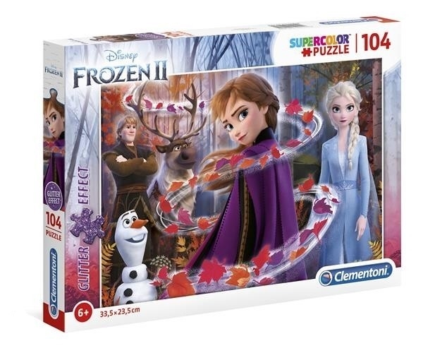 Frost Frozen II Glitter pussel 104 Bitar