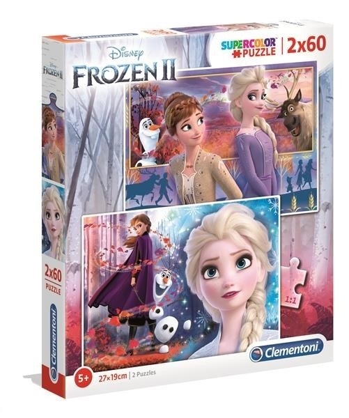 Kids SuperColor Frost Frozen 2 pussel 2x60 bitar