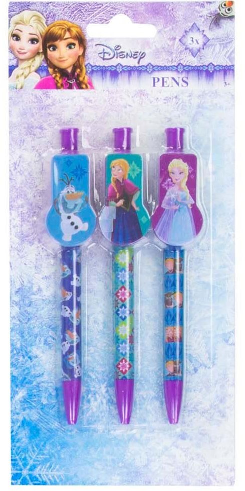 Disney kulspetspenna 3-pack - Frost Frozen