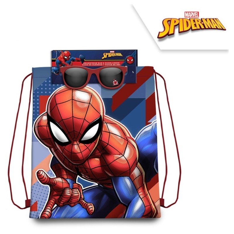 Spiderman Gymbag och solglasögon Gymnastikpåse Spindelmannen  39x29cm
