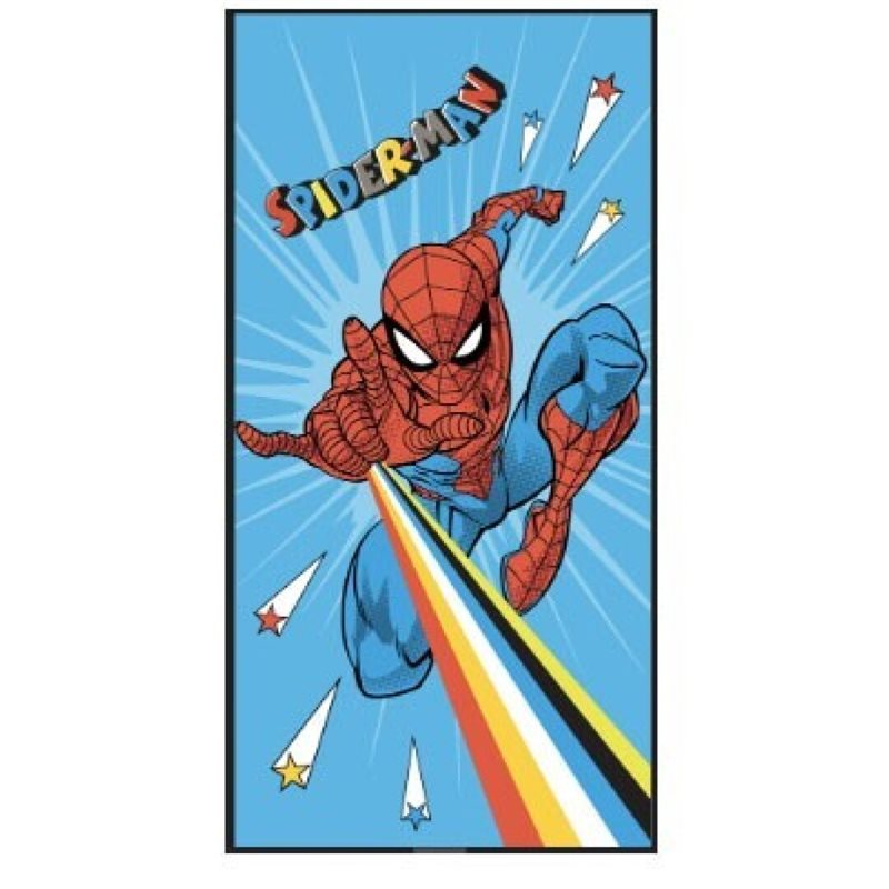 Spiderman Badhandduk Handduk 140x70cm Spindelmannen - 100% Bomull