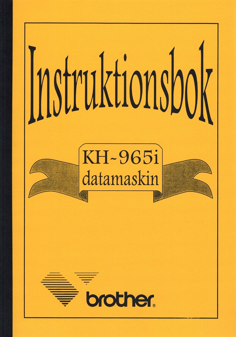 Manual till KH-965i