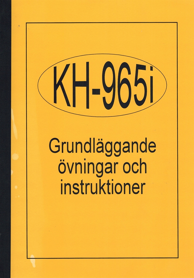 Grundläggande övningar KH-965i