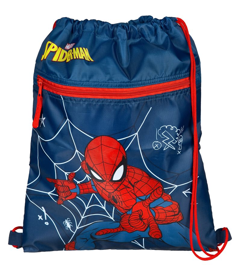 Spindelmannen - Gymnastikpåse - Gympapåse - Spiderman  37x31cm