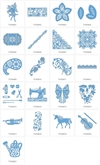 Tattered Lace Pattern 20 Designs - Collection 4